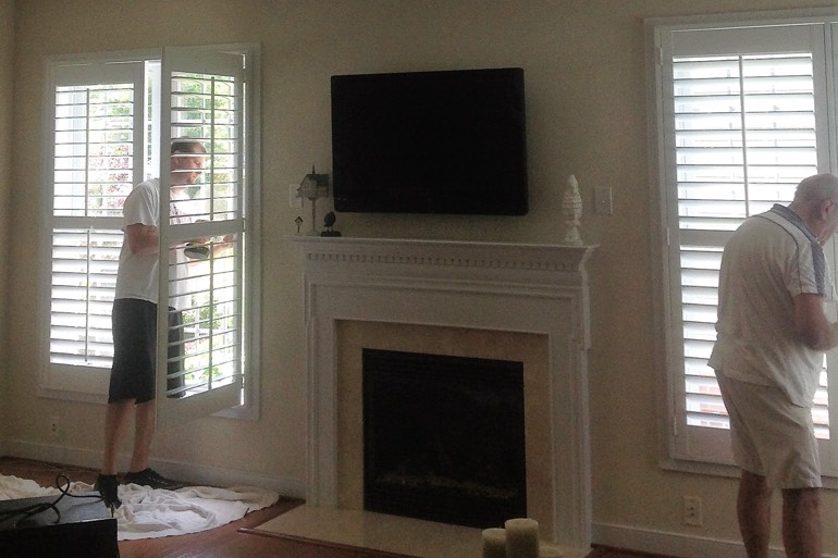 New Brunswick shutter installation